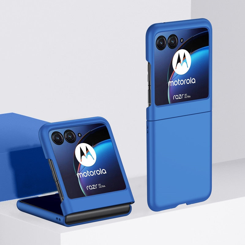 Protective Phone Case for Foldable Flip Smartphones – Anti-Fingerprint Hardshell Cover with Raised Edges & Precise Cutouts – Compatible