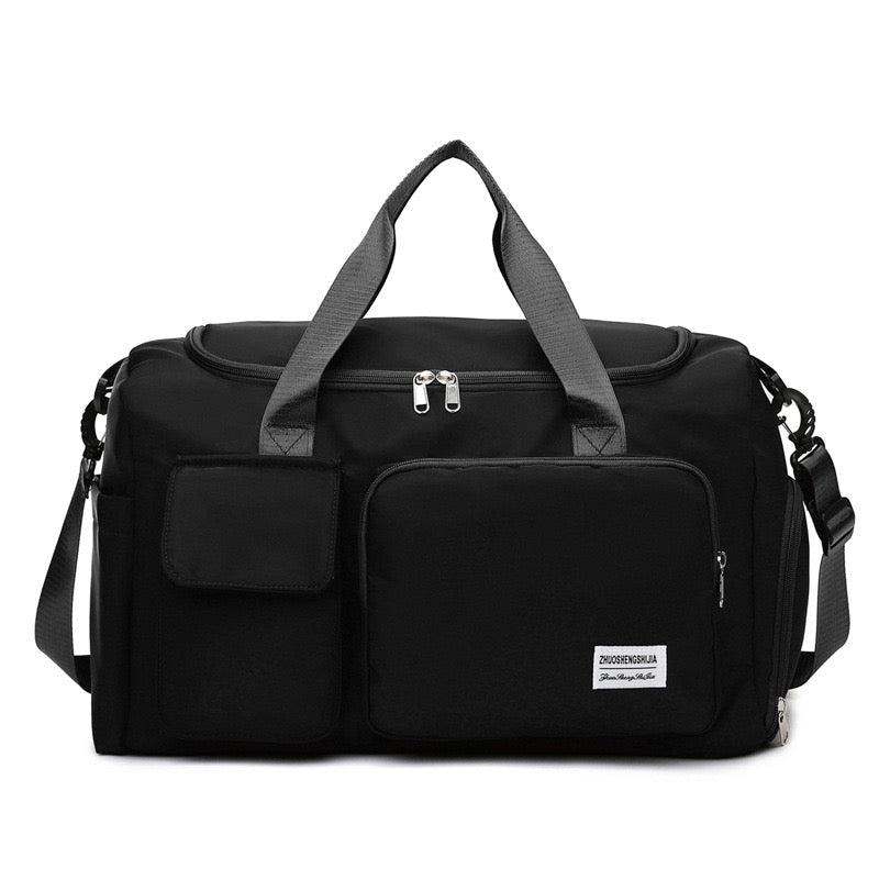 Gym Duffle Bag with Shoe Compartment – Multi-Pocket Travel Duffel for Sports & Weekends