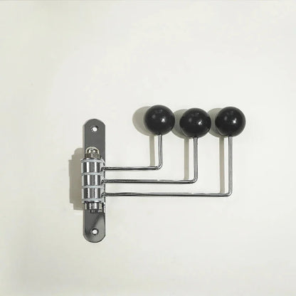 Metal Entry Hook Rail with Round Pegs Black White Green Red for Entryway Bedroom Bath Hanging Towels Coats Bags Accessories