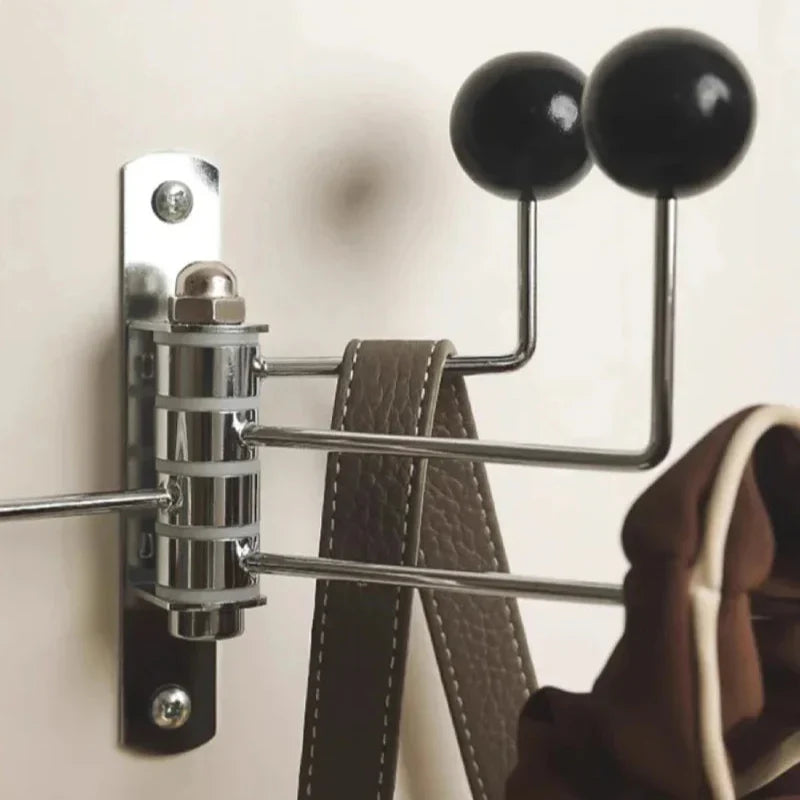 Metal Entry Hook Rail with Round Pegs Black White Green Red for Entryway Bedroom Bath Hanging Towels Coats Bags Accessories