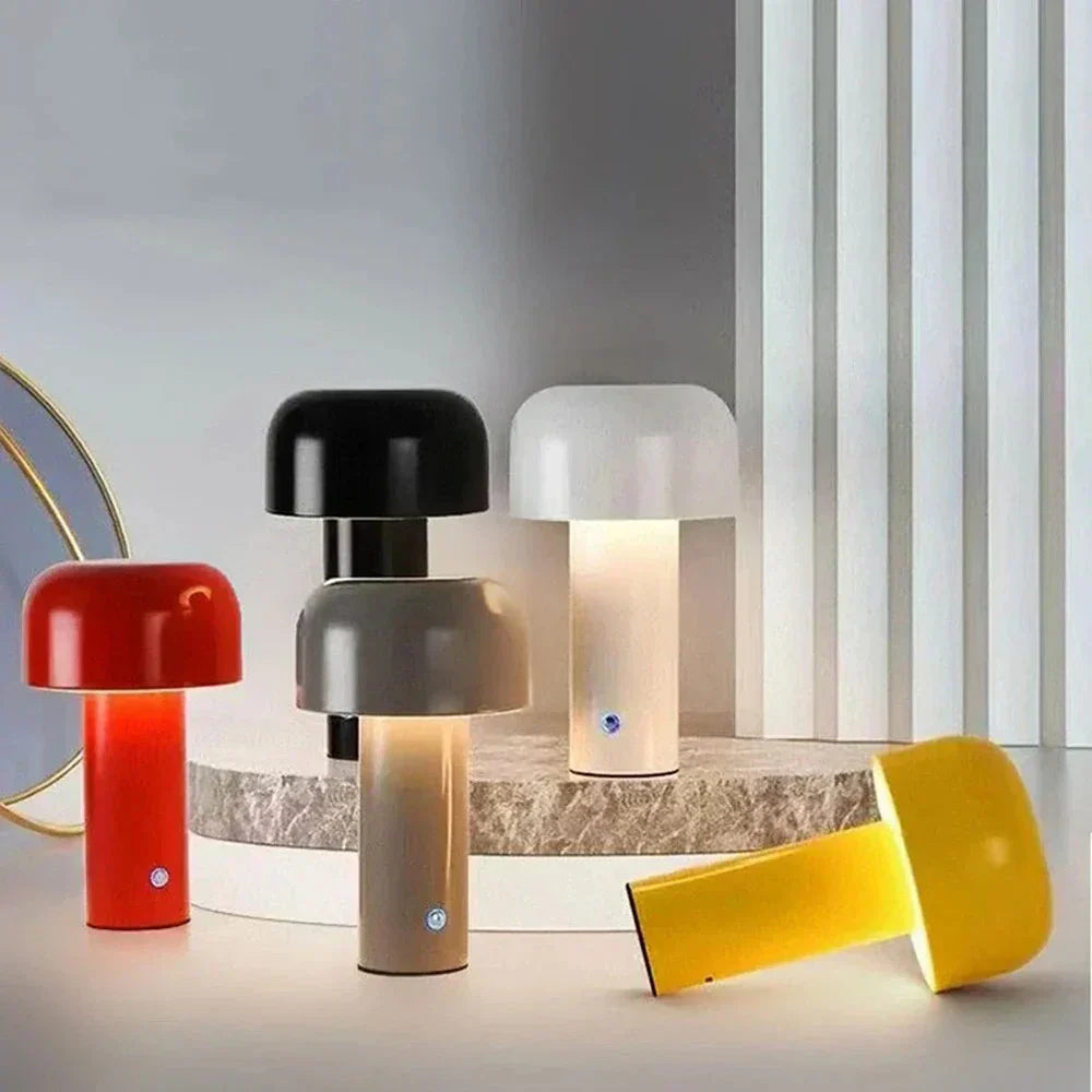 Mushroom Lamp | Portable USB Rechargeable LED Light with Soft Glow | Fun Decorative Lighting for Cozy Spaces