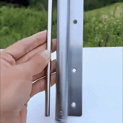 Adjustable Door Closer for Quiet Secure Closing | Stainless Steel Hydraulic Damper, 4-Speed Control, Easy Install for Interior Doors, Left