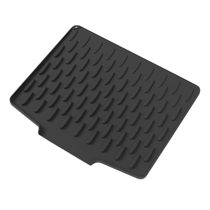 Silicone Dish Drying Mat – Heat-Resistant Kitchen Countertop Protector for Dishes & Cookware, Non-Slip Draining Pad, Dishwasher Safe