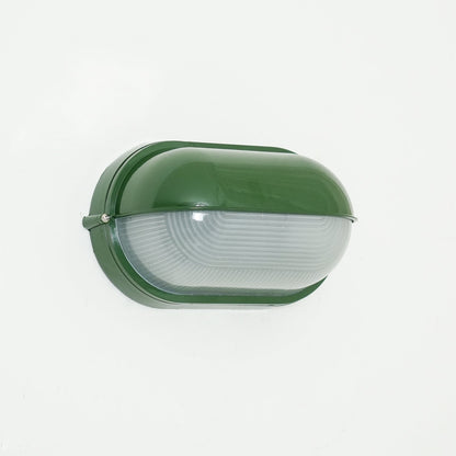 Industrial Outdoor Wall Light with Ribbed Glass Shade – Weatherproof Porch & Patio Sconce for Entryways, Doorways & Garden Lighting