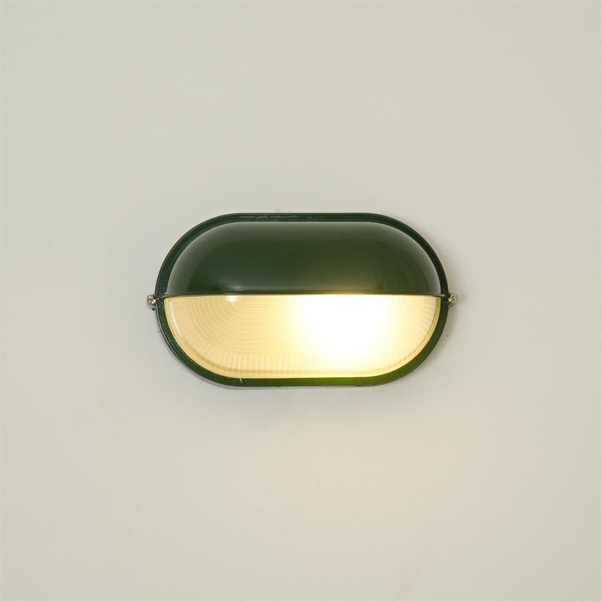 Industrial Outdoor Wall Light with Ribbed Glass Shade – Weatherproof Porch & Patio Sconce for Entryways, Doorways & Garden Lighting