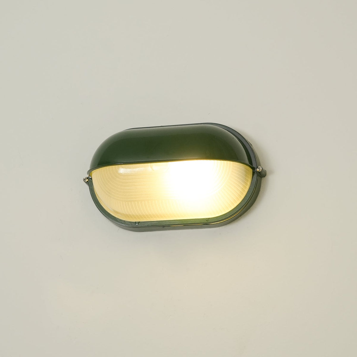 Industrial Outdoor Wall Light with Ribbed Glass Shade – Weatherproof Porch & Patio Sconce for Entryways, Doorways & Garden Lighting