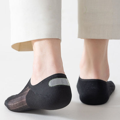 Low-Cut Toe Socks with Grip for Women & Men – Five-Toe Design, Non-Slip Liner Socks for Loafers, Flats & Sneakers