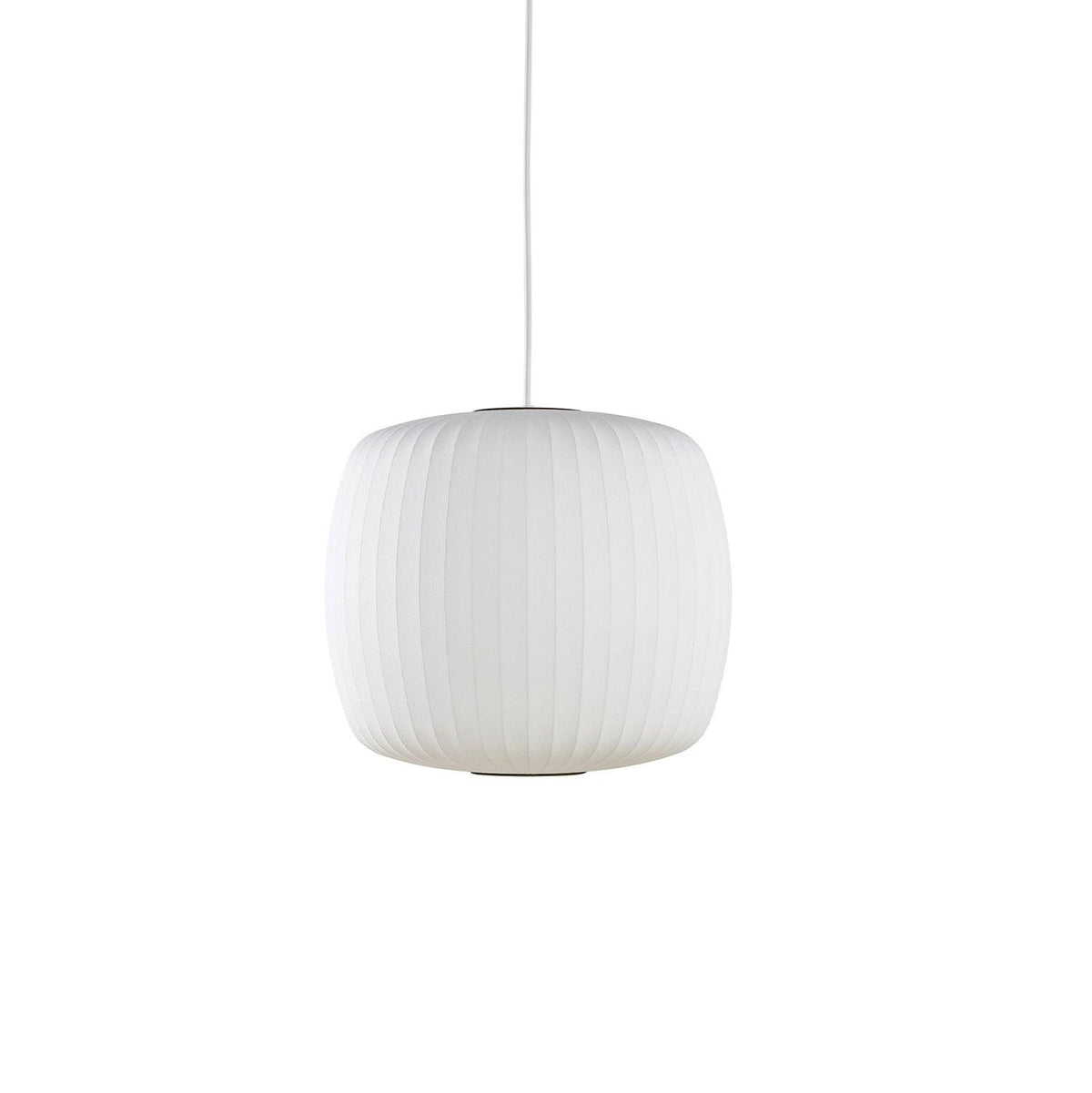 Steel Wire Silk Shade Ceiling Light 20 in White for Kitchen Island Dining Room Modern Pendant Lamp Hanging Fixture Adjustable Cord E26 Base