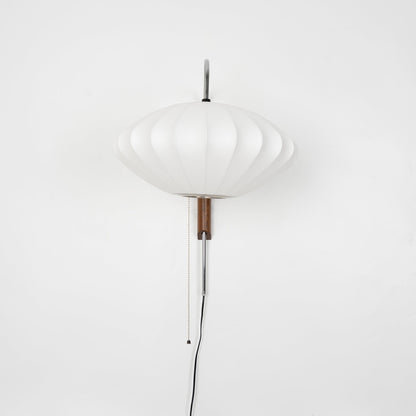 Plug-In Wall Sconce with Swivel Bracket & Frosted Glass Shade – 16 in Height, 59 in Cord – Adjustable Bedroom & Living Room Accent Light for