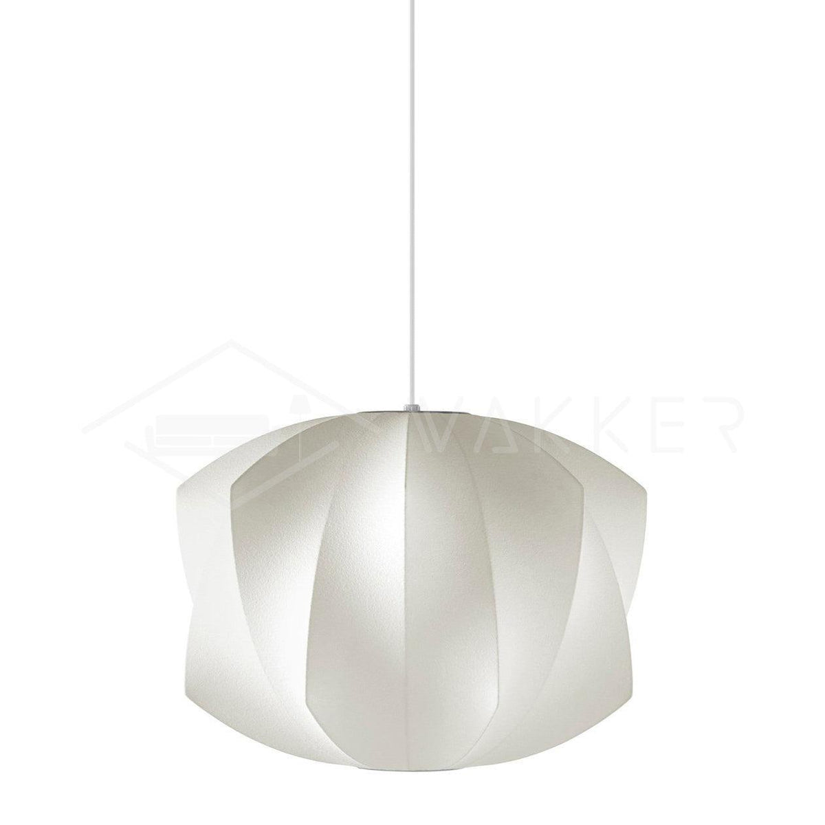 Steel Wire Silk Shade Ceiling Light 20 in White for Kitchen Island Dining Room Modern Pendant Lamp Hanging Fixture Adjustable Cord E26 Base