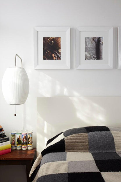 Plug-In Wall Sconce with Swivel Bracket & Frosted Glass Shade – 16 in Height, 59 in Cord – Adjustable Bedroom & Living Room Accent Light for