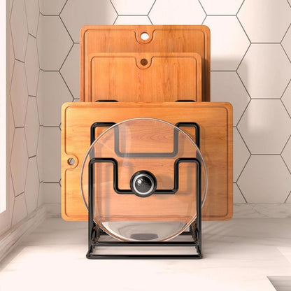 Nexa Kitchen Organizer Rack - Durable Metal, Tiered Design