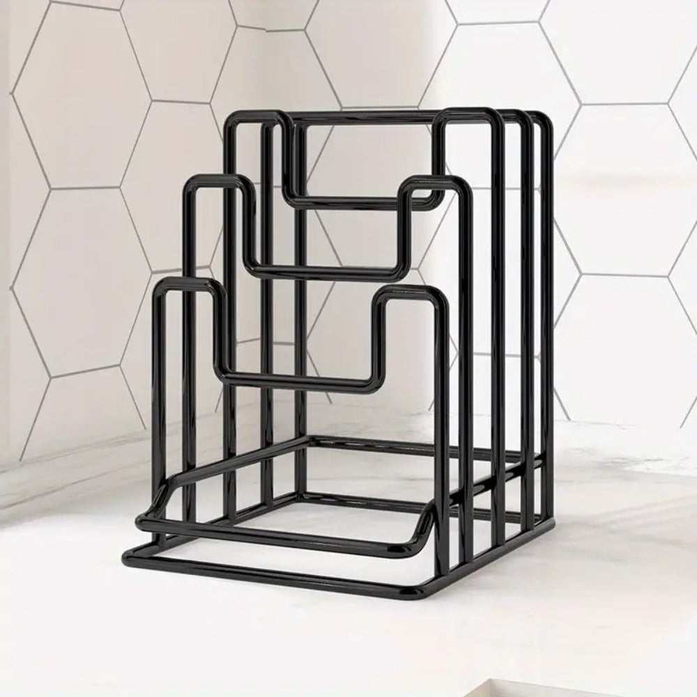 Nexa Kitchen Organizer Rack - Durable Metal, Tiered Design