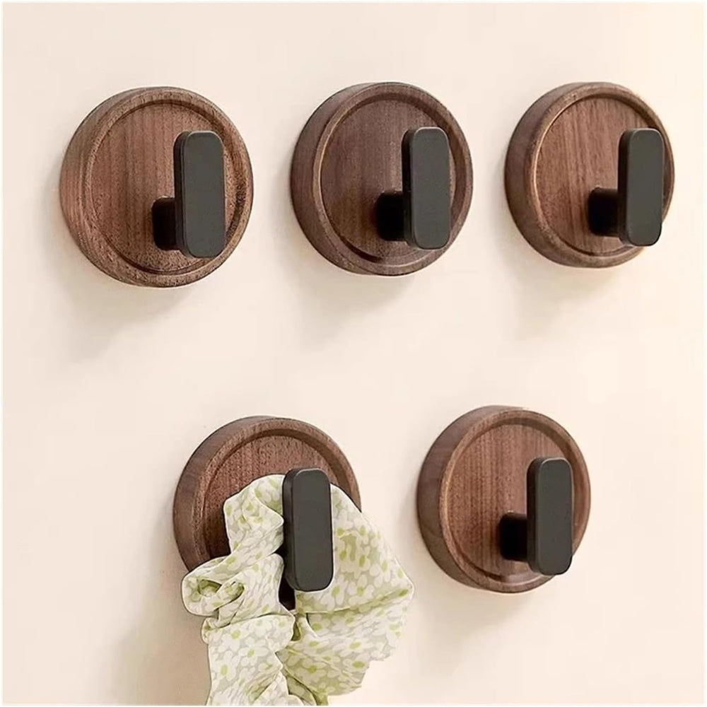 Noble Walnut Wall Hook - Minimalist Design, Durable Key Holder for Wall