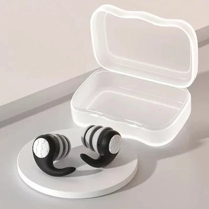 Reusable Silicone Sleep Earplugs for Noise Blocking – Soft Comfort Fit for Night Rest, Study & Travel