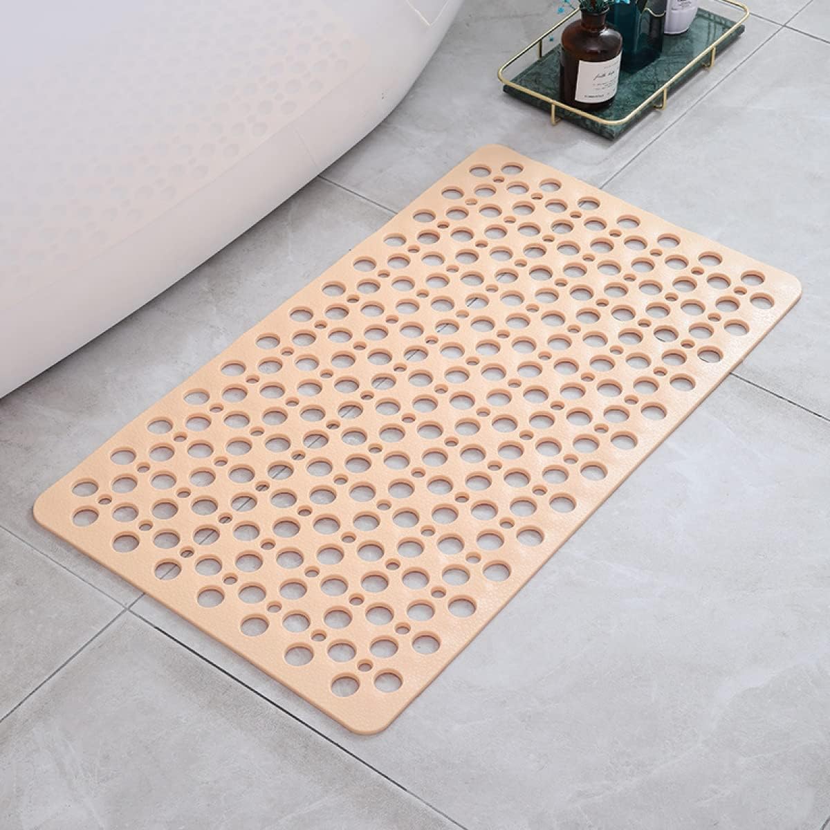 Ortekor Non-slip & antibacterial shower mat | Mold-Resistant Shower Mat with Suction Cups | Safe and Comfortable Bathroom Mats