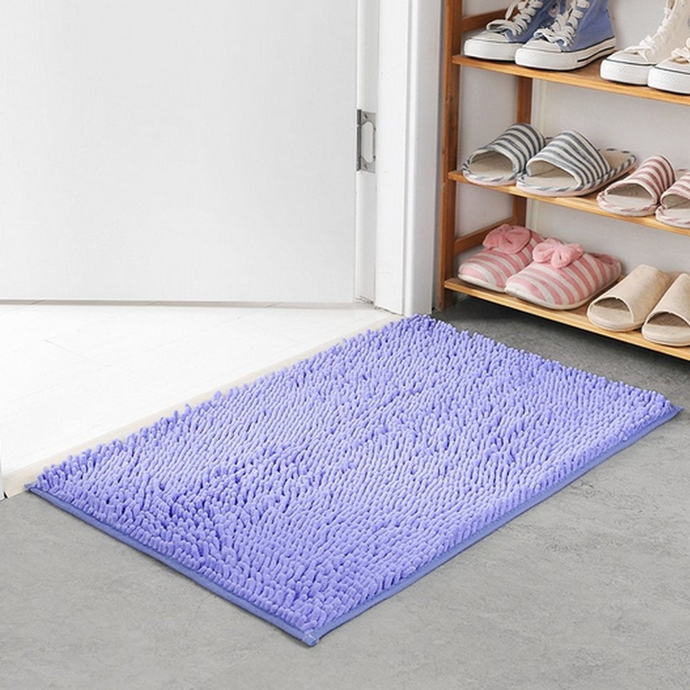Non-Slip Bath Mat in Ultra Soft Chenille with Memory Foam