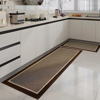 Non-Slip Washable Kitchen Mat Set - Anti-Fatigue Kitchen Floor Mats with Ribbed Surface