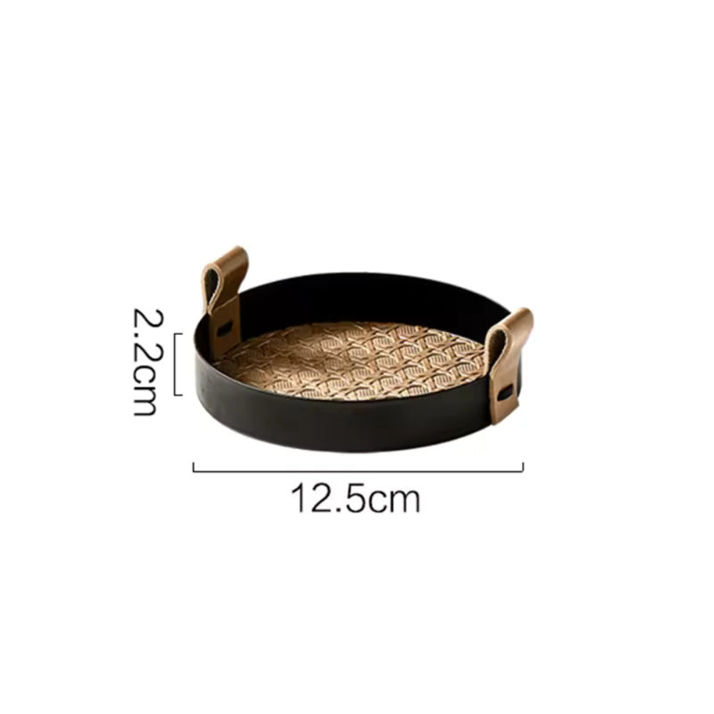 Nora Serving Tray - Durable Iron, Nordic-Inspired Design