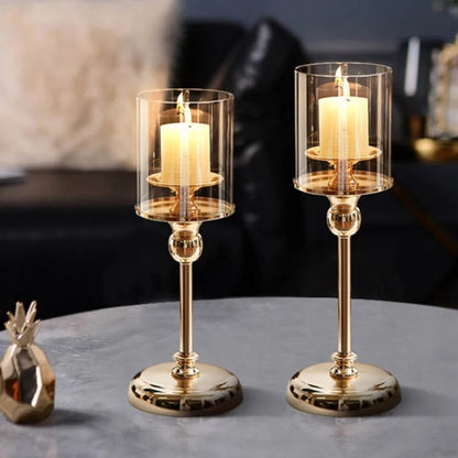 Elegant Glass Candle Holder for Modern Home Decor