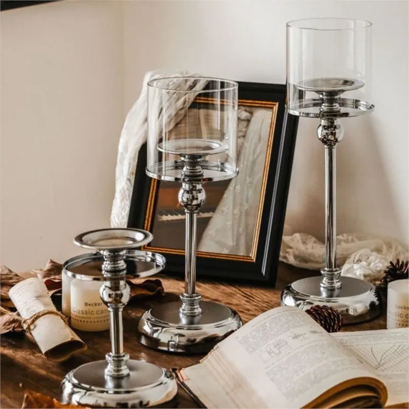 Elegant Glass Candle Holder for Modern Home Decor