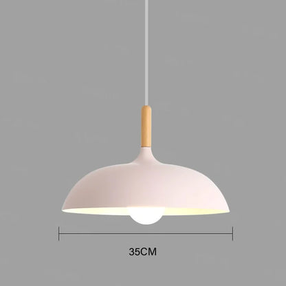 Oak Wood LED Ceiling Light Scandinavian Minimalist Flush Mount for Living Room Bedroom Dining Room Modern Nordic Style Fixture Adjustable