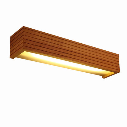 Circular Wood & Acrylic Sconce LED Fixture for Bedrooms, Hallways & Reading Nooks Natural Finish Ambient Lighting E26/E27 Direct Wire Modern