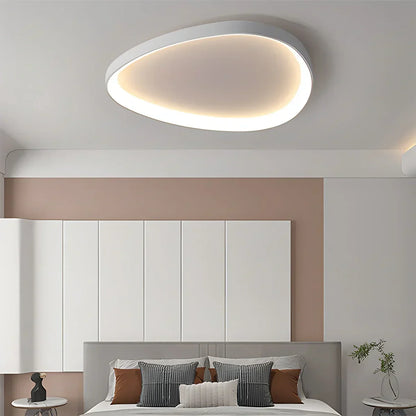 Flush Mount LED Ceiling Light Fixture with Remote Dimmer and Color Temperature Control for Bedroom, Hallway, Living Room – Energy-Efficient