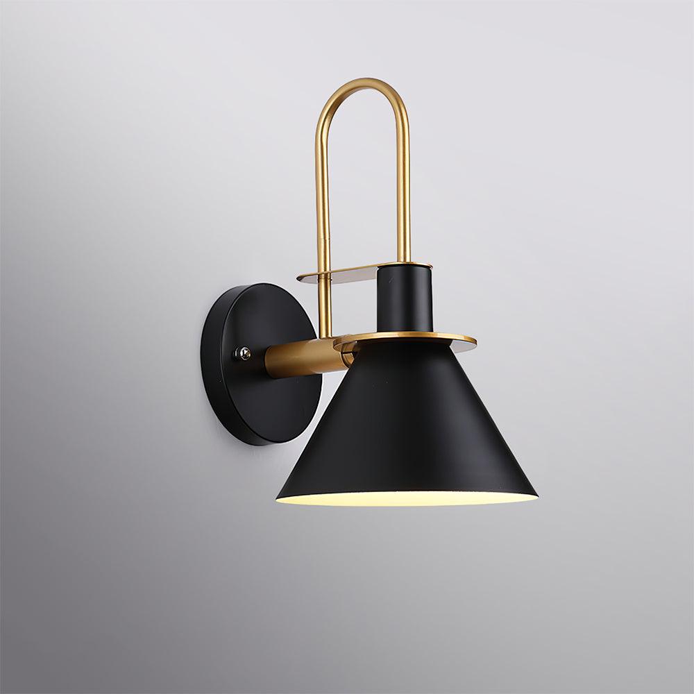 Industrial Iron Sconce Light for Hallways Kitchens & Entryways – Modern Matte Side Lighting for Residential and Commercial Use