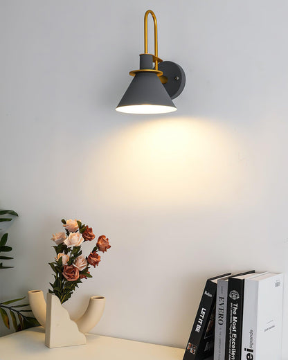 Industrial Iron Sconce Light for Hallways Kitchens & Entryways – Modern Matte Side Lighting for Residential and Commercial Use