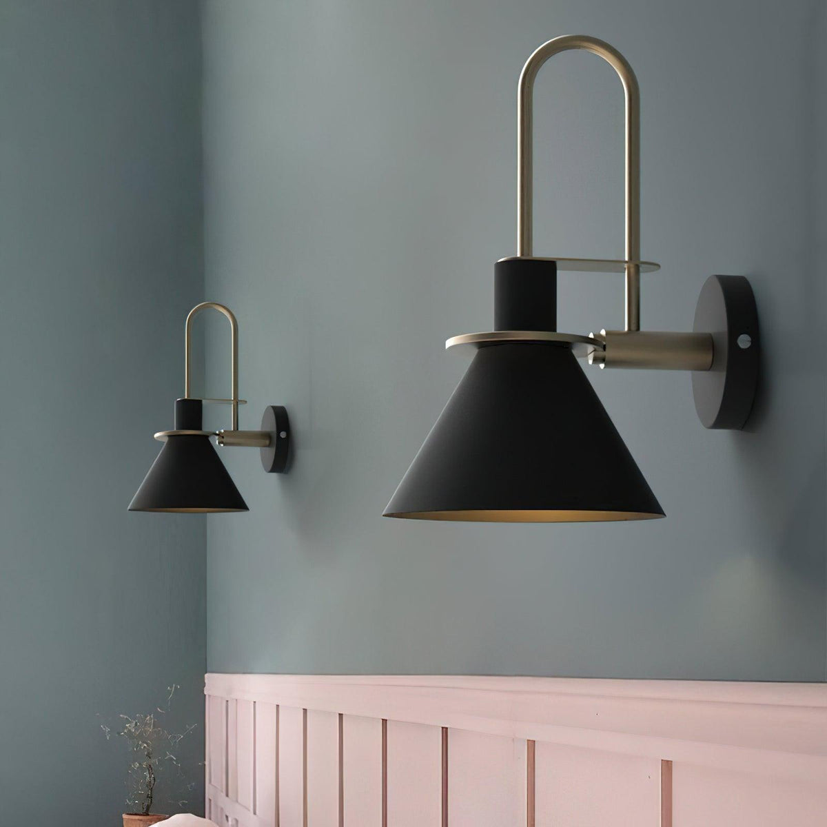 Industrial Iron Sconce Light for Hallways Kitchens & Entryways – Modern Matte Side Lighting for Residential and Commercial Use