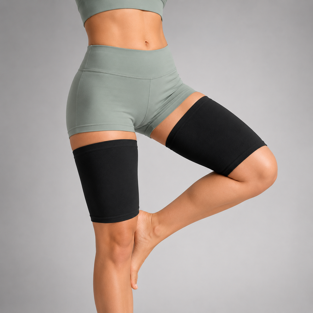 Leg Compression Sleeve for Thigh Support & Muscle Stability – Breathable Fabric for Active Lifestyles