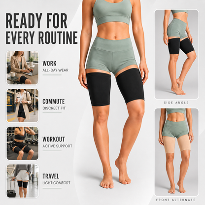 Leg Compression Sleeve for Thigh Support & Muscle Stability – Breathable Fabric for Active Lifestyles