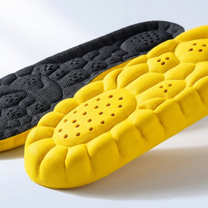 Shock-Absorbing Athletic Insoles with Contoured Arch Support for Running & Daily Wear