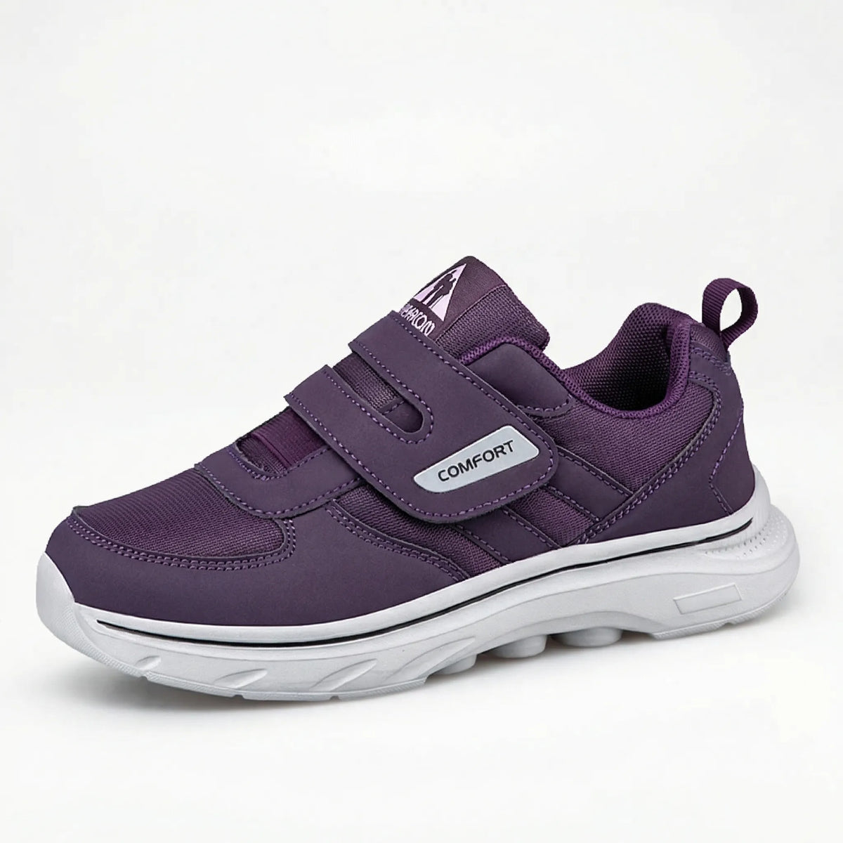 Adjustable Wide-Fit Walking Shoes for Swollen Feet – Hook-and-Loop Closure, Extra Roomy Toe Box & Cushioned Sole for All-Day Comfort