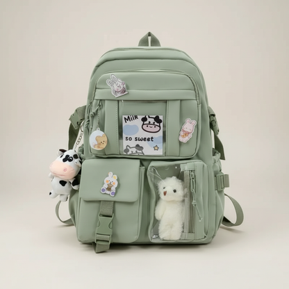 Student Backpack with Laptop Sleeve & Organizer Pockets – Adjustable Padded Straps, Ergonomic Design for School & Campus