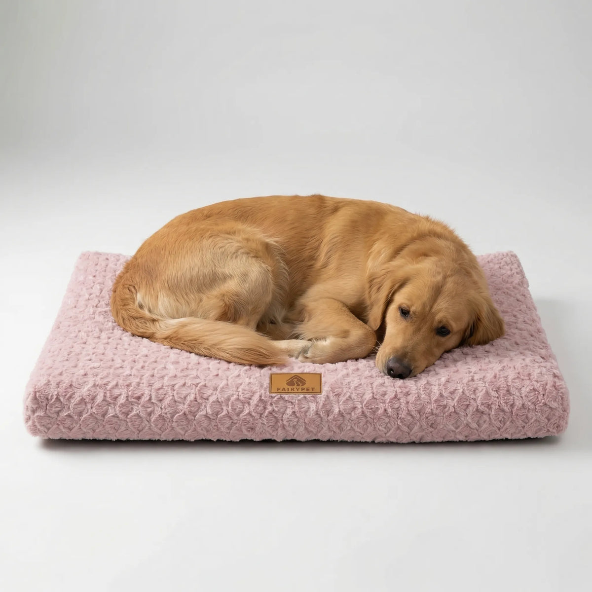 Cushioned Pet Resting Pad with Removable Washable Cover & Non-Skid Bottom for Dogs & Cats