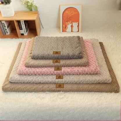 Cushioned Pet Resting Pad with Removable Washable Cover & Non-Skid Bottom for Dogs & Cats