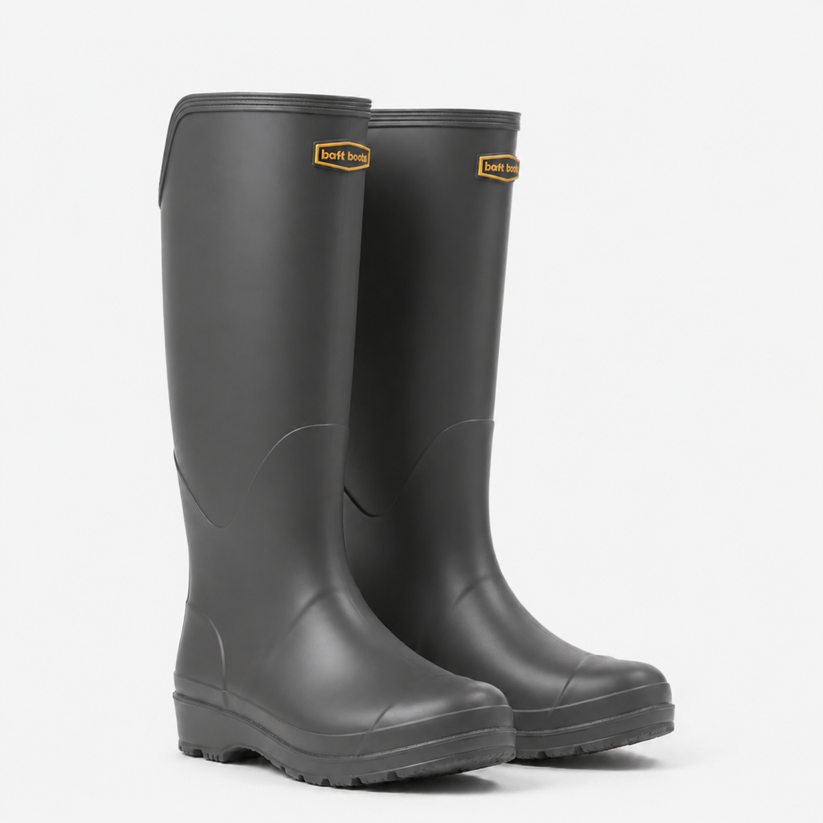 Knee-High Waterproof Rain Boots for Women & Men – Slip-On Rubber Boots with Non-Slip Sole for Muddy Terrain, Gardening & Outdoor Activities