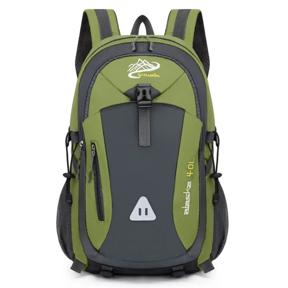 40L Outdoor Backpack with Padded Mesh Panels & Adjustable Straps for Hiking and Travel