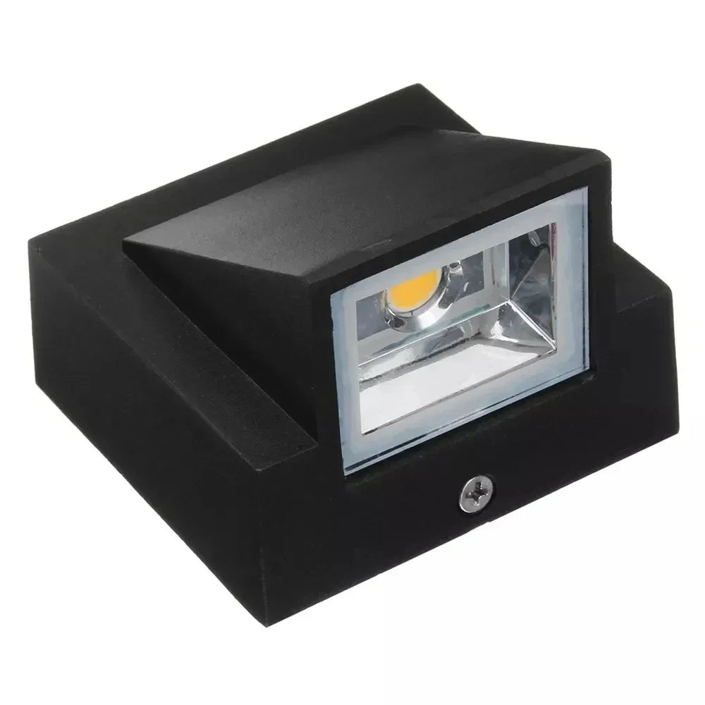 Outdoor Wall Light Fixture Weatherproof LED 5W Sconce for Patio Garden Entry Modern Exterior Lighting