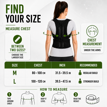 Adjustable Posture Corrector Brace for Upper & Lower Spinal Support – Breathable Harness Design for Men & Women