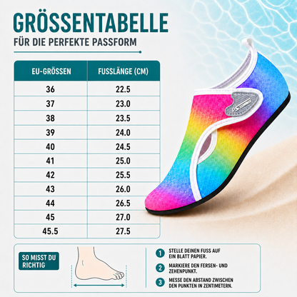 Lightweight Water Shoes with Non-Slip Rubber Sole for Swimming, Surfing, Beach & Pool – Snug Sock-Like Fit, Quick-Dry Aqua Socks for Men &