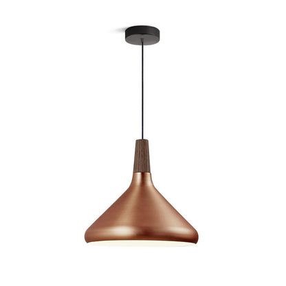 Hanging Drop Ceiling Fixture Wood Metal Shade Adjustable Cord 7-15 inch Diameter for Kitchen Island Dining Room E26 Socket Modern Farmhouse