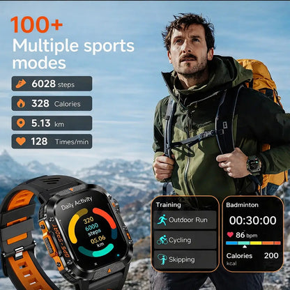 NovaForce X2 Pro | Rugged GPS Smartwatch with 100+ Sports Modes | Multi-Satellite Navigation for Active Lifestyles