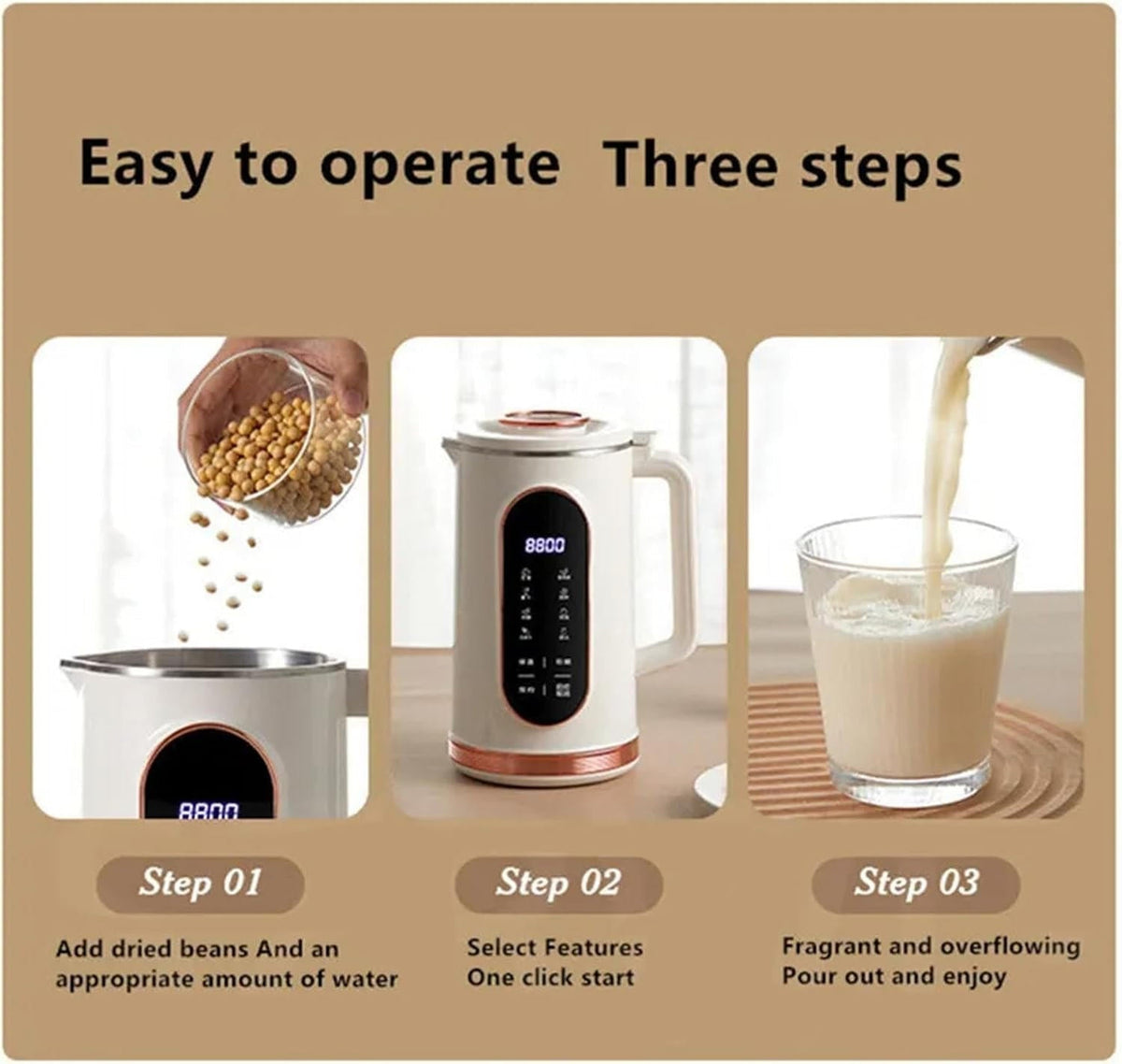 Numa Nut Milk Maker Machine | Stainless Steel, 12 Preset Functions