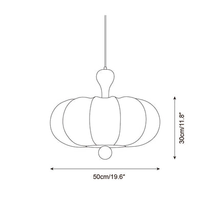 Fabric Drum Pendant Ceiling Light with Wood Accent for Dining Room and Kitchen Island – Soft White Pleated Shade, Modern Minimalist Drop Fix