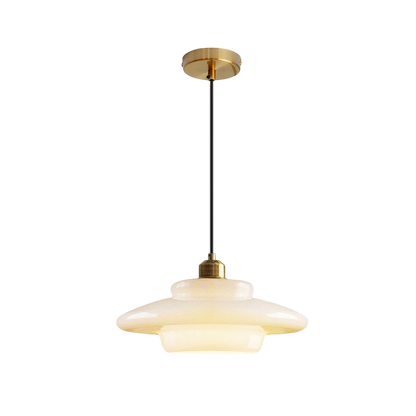 Frosted Glass Globe Ceiling Fixture E27 Socket for Kitchen Island Dining Table Hallway Entry Bedroom | White Mid-Century Drop Light for Livi