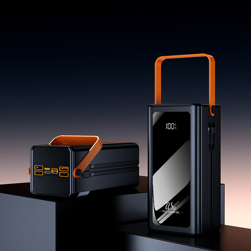 Portable Power Bank with Fast Charging & LCD Display | High Capacity for Mobile Devices