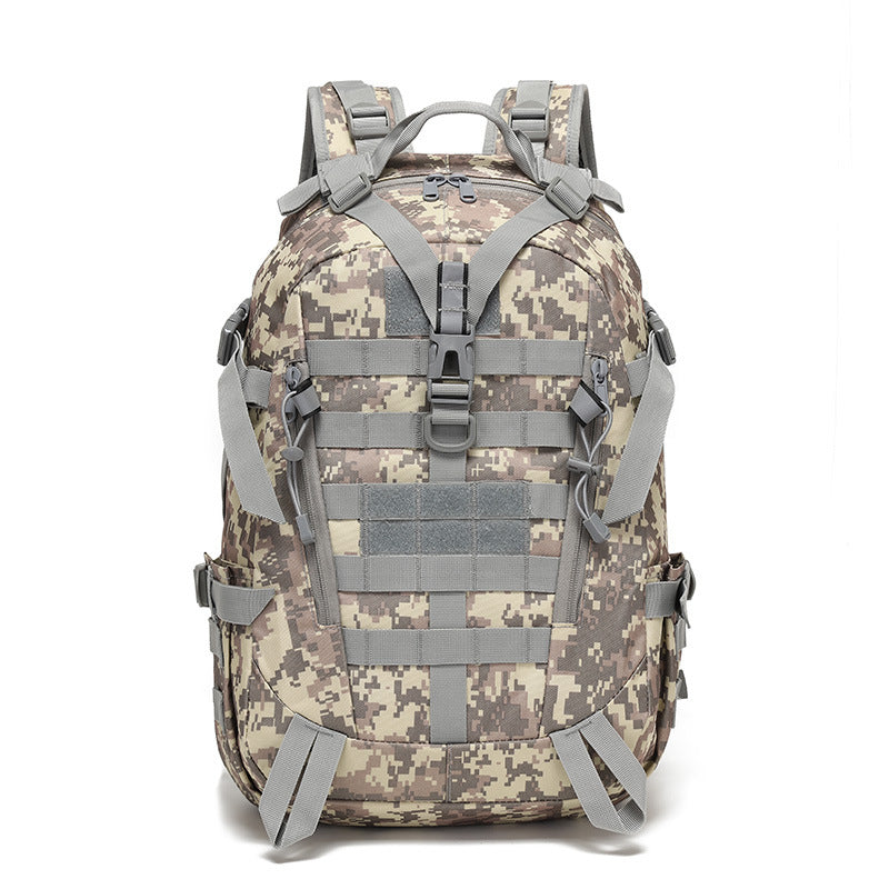 40L Tactical Backpack with Laptop Sleeve & MOLLE Webbing – Waterproof Hiking Daypack for Camping, Travel & Outdoor Adventures